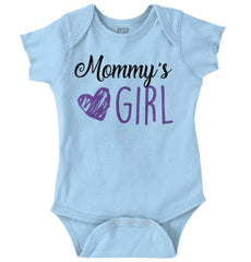 Mommy's Girl Romper Bodysuit-Direct To Garment Print-Brisco Baby
