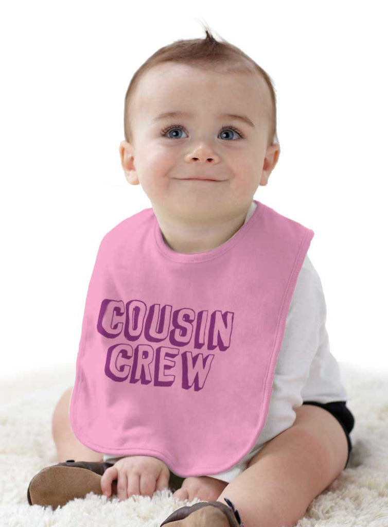 Cousin Crew Infant Baby Bib-Direct To Garment Print-Brisco Baby