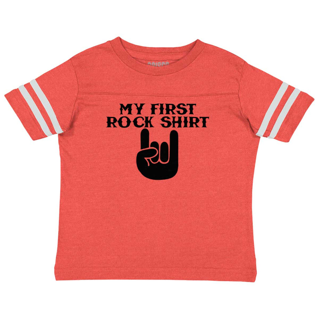 Rock Shirt Toddler Football Jersey Tee-Direct To Garment Print-Brisco Baby