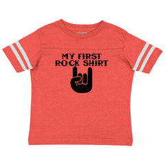 Rock Shirt Toddler Football Jersey Tee-Direct To Garment Print-Brisco Baby