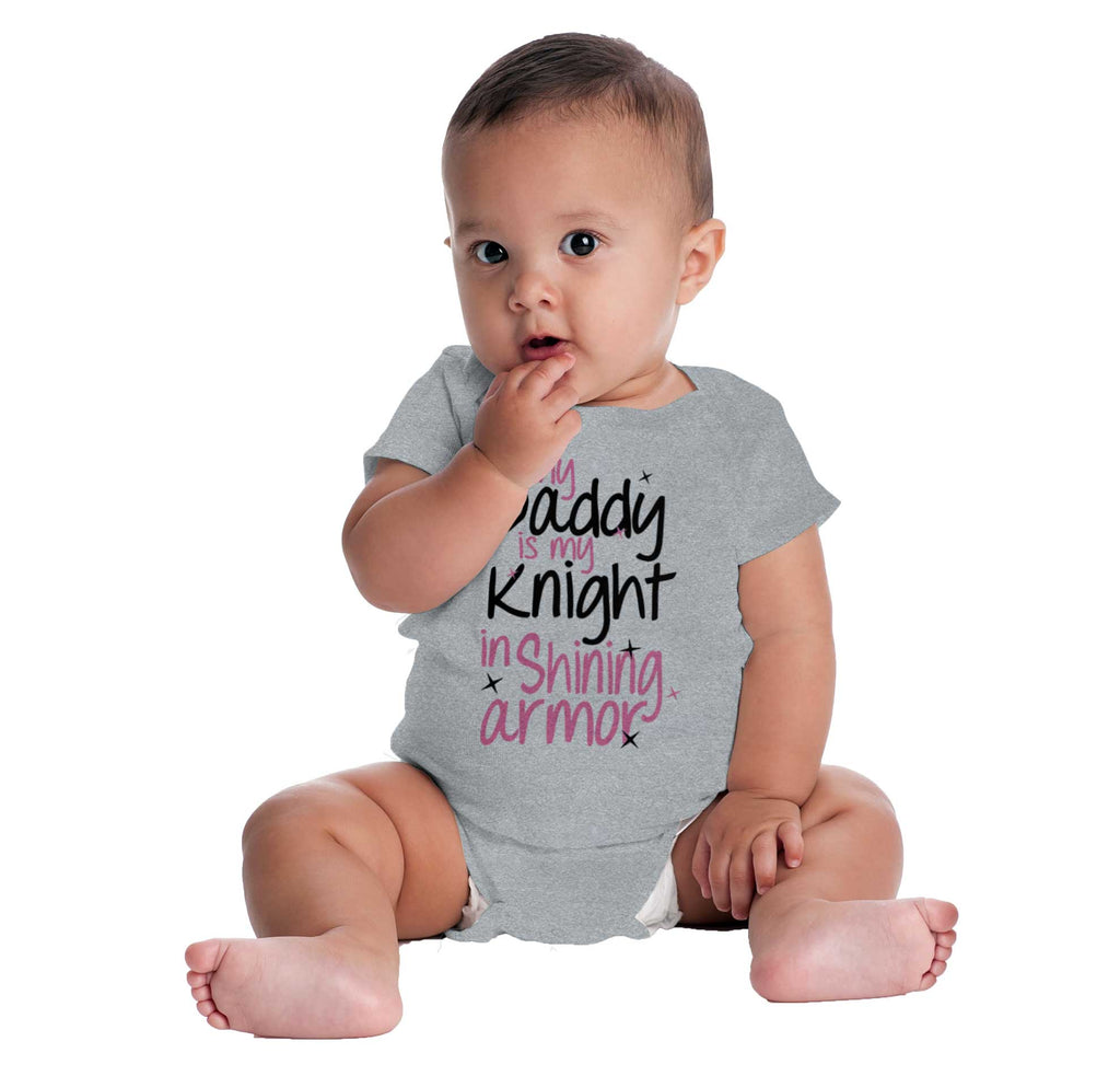 Knight In Shining Armor Romper Bodysuit-Direct To Garment Print-Brisco Baby