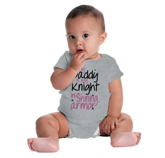 Knight In Shining Armor Romper Bodysuit-Direct To Garment Print-Brisco Baby