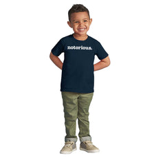 Notorious Infant Toddler T Shirt-Direct To Garment Print-Brisco Baby