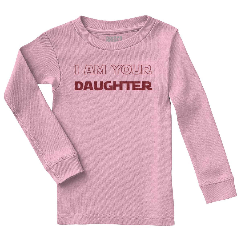 I Am Your Daughter Solid Baby Pajama Top-Direct To Garment Print-Brisco Baby