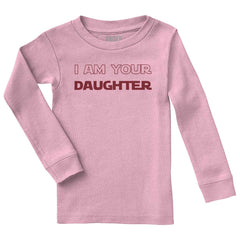 I Am Your Daughter Solid Baby Pajama Top-Direct To Garment Print-Brisco Baby