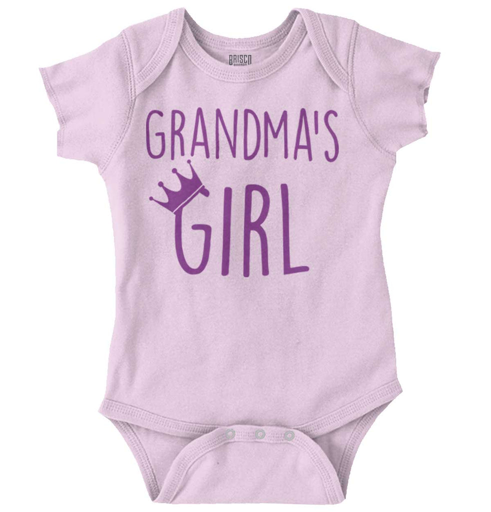 Grandma's Girl Romper Bodysuit-Direct To Garment Print-Brisco Baby