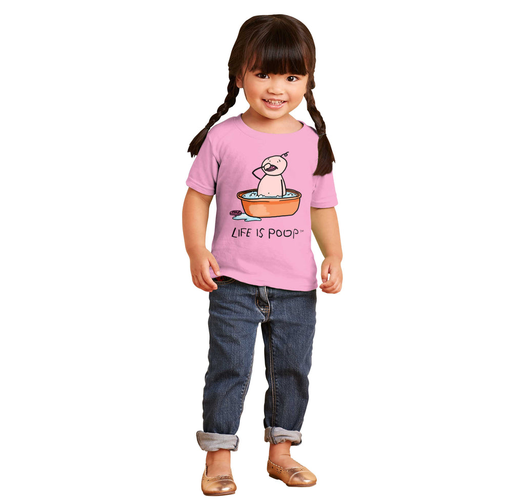 Eating Soap Infant Toddler T Shirt-Direct To Garment Print-Brisco Baby