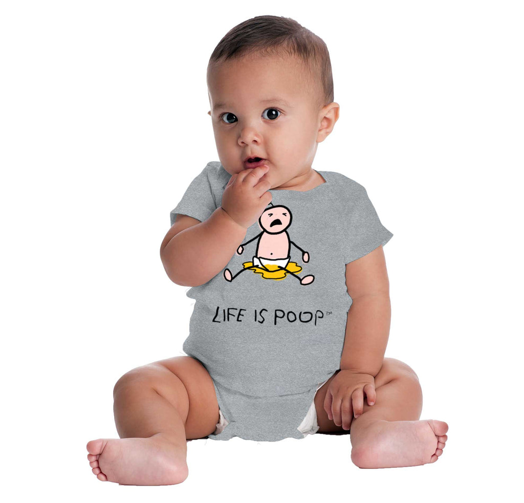 Baby Accident Romper Bodysuit-Direct To Garment Print-Brisco Baby