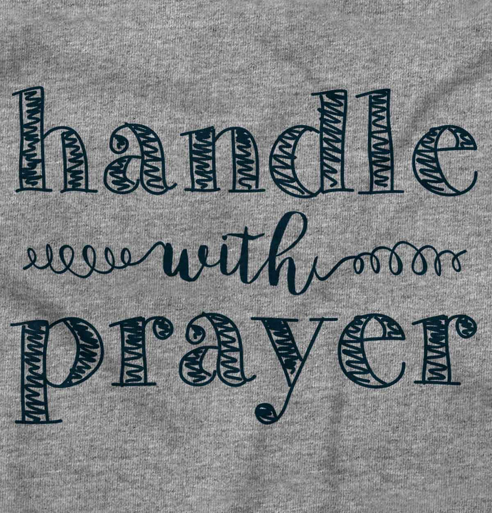 Handle With Prayer Raglan Romper Bodysuit-Direct To Garment Print-Brisco Baby