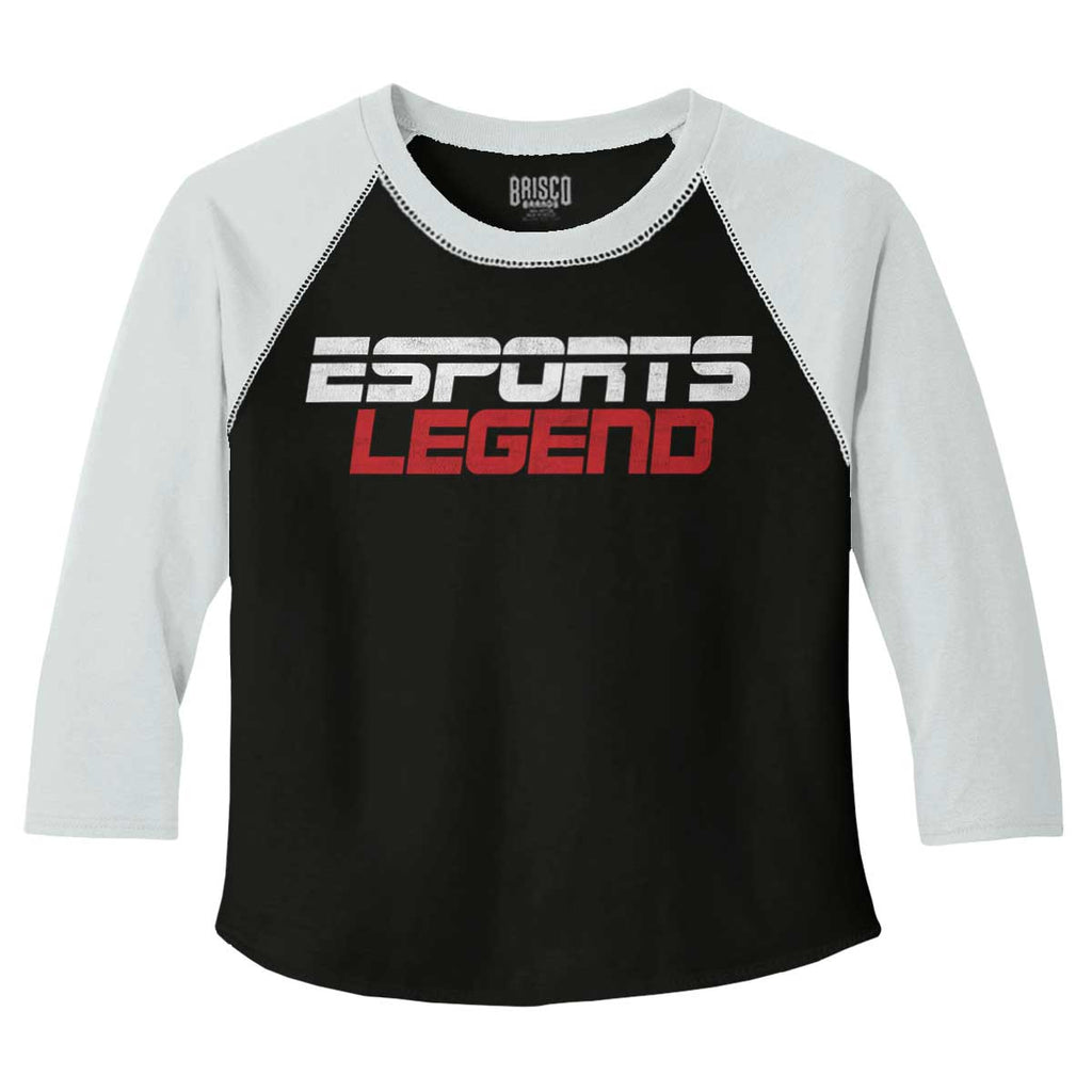 Sports Legend Professional Gamer Toddler Baseball-Direct To Garment Print-Brisco Baby