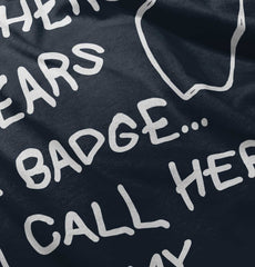 Hero Wears Badge Romper Bodysuit-Direct To Garment Print-Brisco Baby