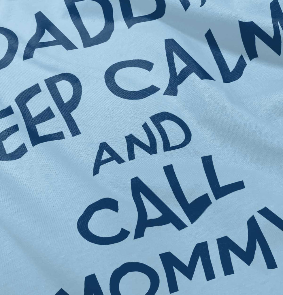 Call Mommy Infant Baby Bib-Direct To Garment Print-Brisco Baby