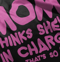 In Charge Baby Ruffled Trim Romper-Direct To Garment Print-Brisco Baby