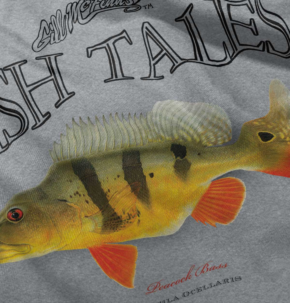 Peacock Bass Infant Toddler T Shirt-Direct To Garment Print-Brisco Baby