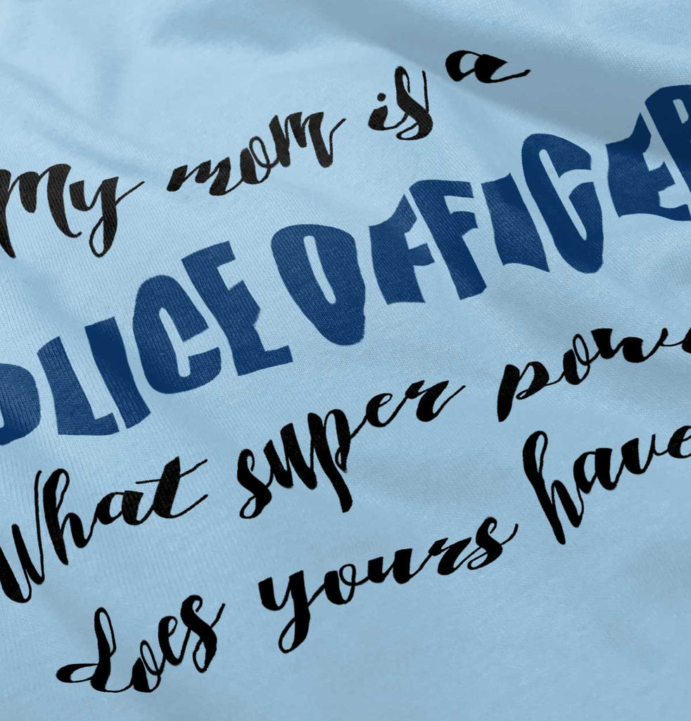 Mom Police Officer Infant Baby Bib-Direct To Garment Print-Brisco Baby