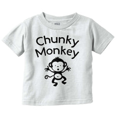 Chunky Monkey Infant Toddler T Shirt-Direct To Garment Print-Brisco Baby