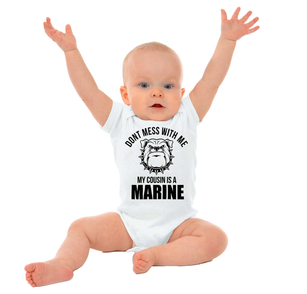 Marine Cousin Romper Bodysuit-Direct To Garment Print-Brisco Baby