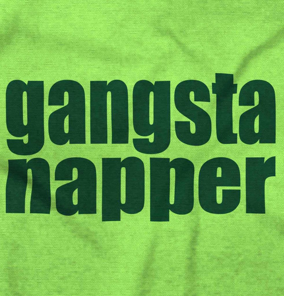 Gangsta Napper Romper Bodysuit-Direct To Garment Print-Brisco Baby