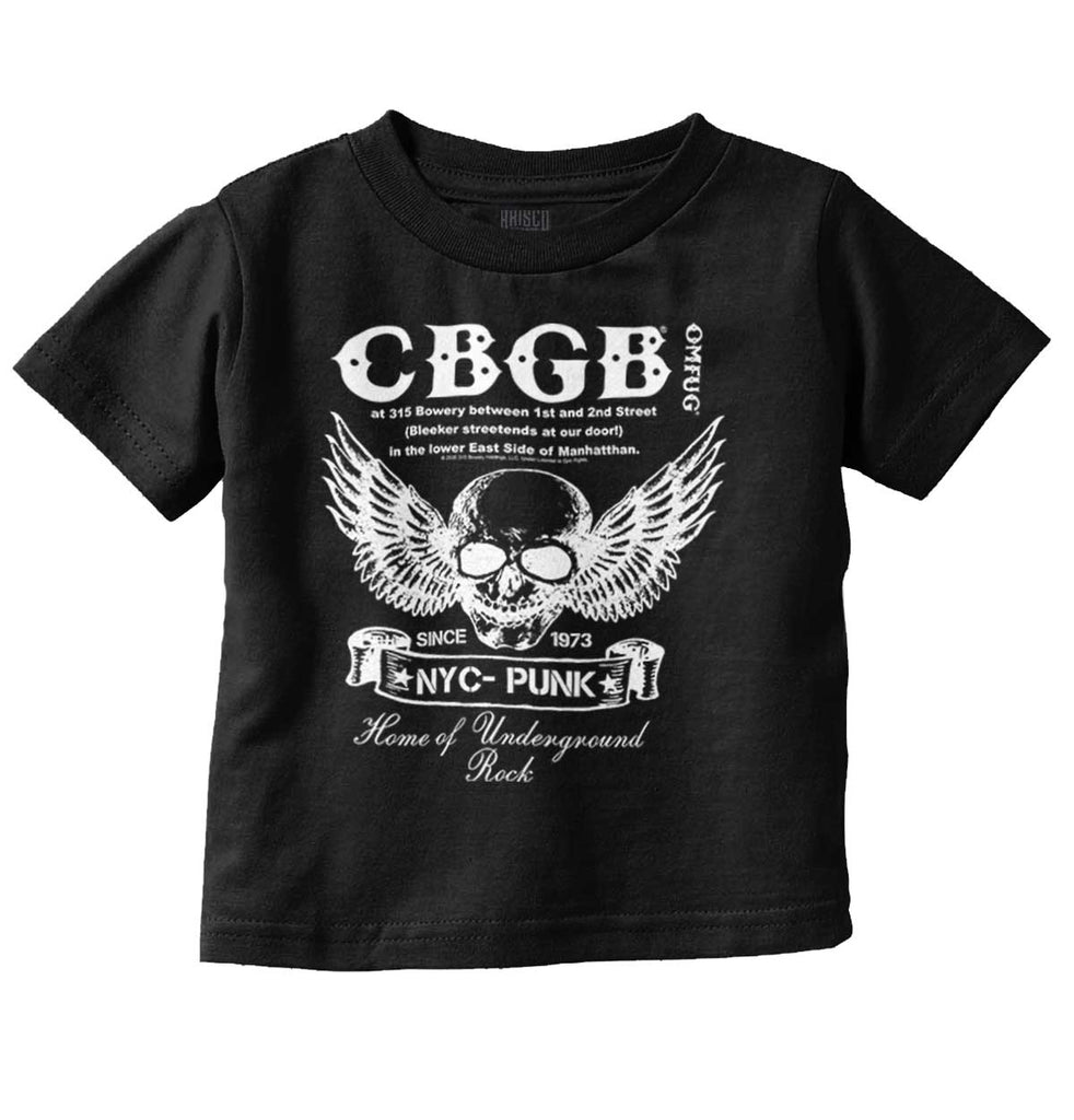 CBGB Concert Infant Toddler T Shirt-Direct To Garment Print-Brisco Baby