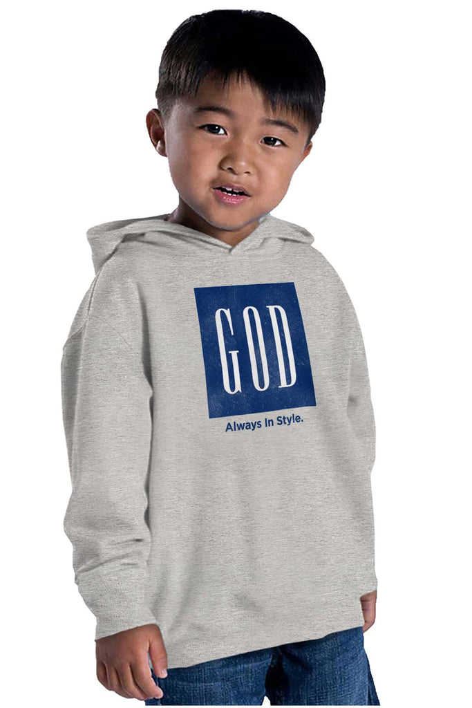God In Style Toddler Pullover Hoodie-Direct To Garment Print-Brisco Baby