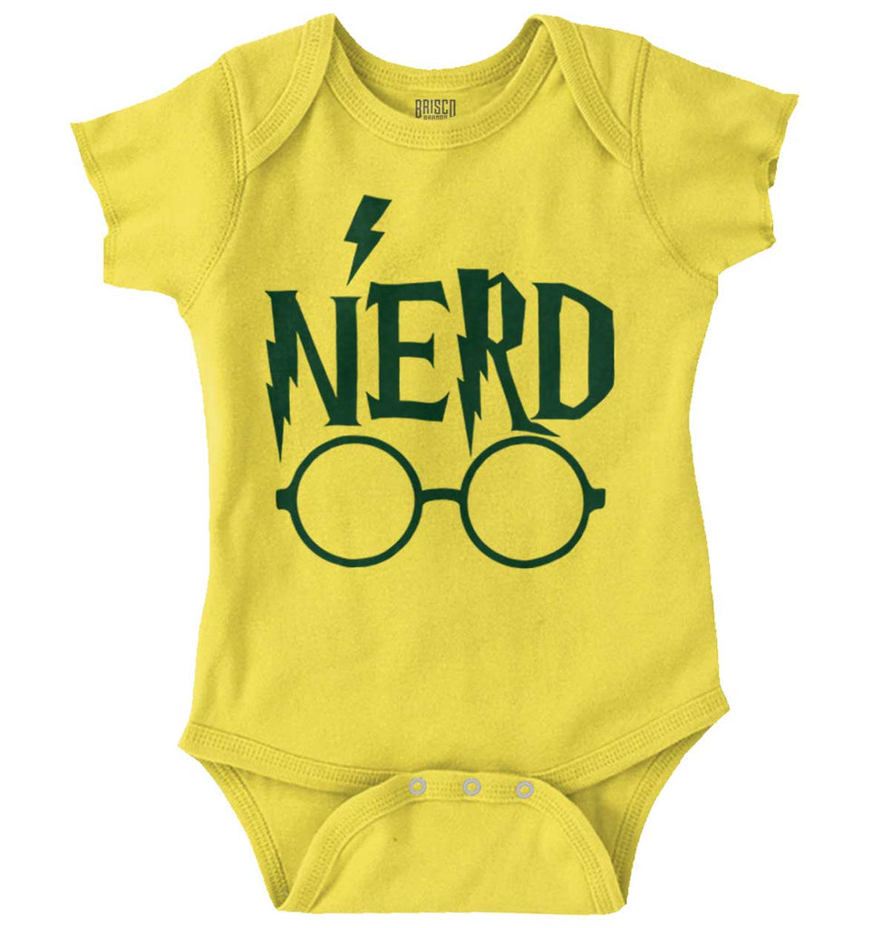 Nerd Harry Potter Romper Bodysuit-Direct To Garment Print-Brisco Baby