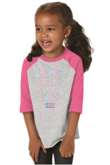 Coldest Drink In Town Toddler Baseball-Direct To Garment Print-Brisco Baby