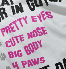 Great Dane Checklist Romper Bodysuit-Direct To Garment Print-Brisco Baby