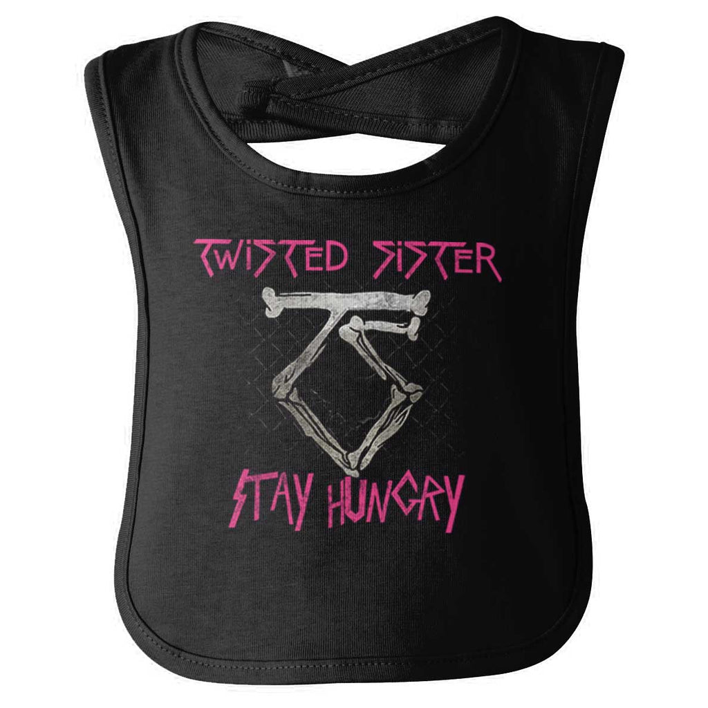 Stay Hungry Infant Baby Bib-Direct To Garment Print-Brisco Baby