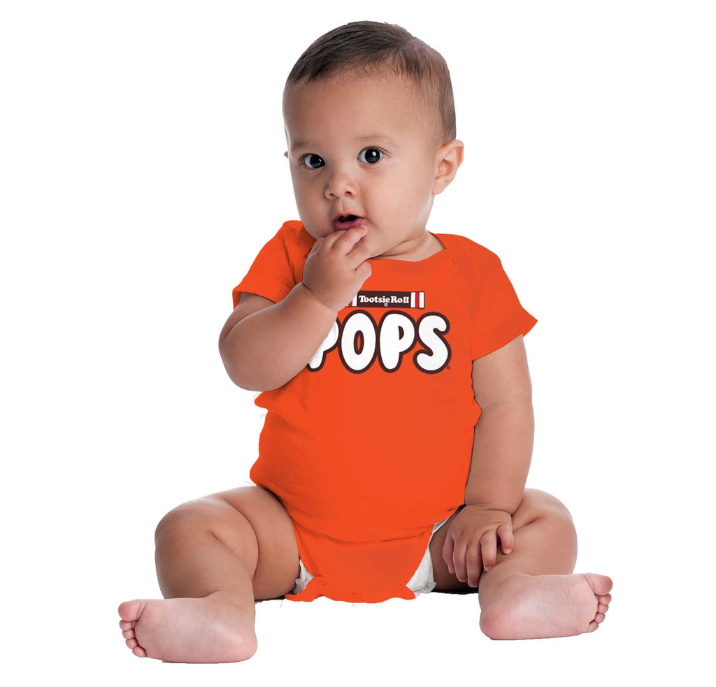 Tootsie Roll Pops Romper Bodysuit-Direct To Garment Print-Brisco Baby