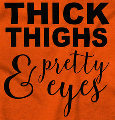 Thick Thighs Romper Bodysuit-Direct To Garment Print-Brisco Baby