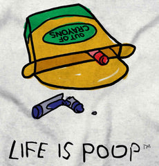 Out of Crayons Infant Toddler T Shirt-Direct To Garment Print-Brisco Baby