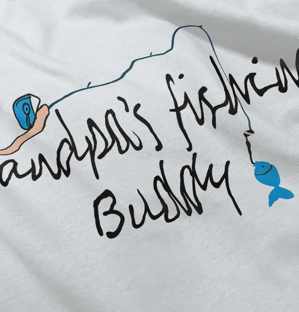 Grandpa Fishing Infant Baby Bib-Direct To Garment Print-Brisco Baby