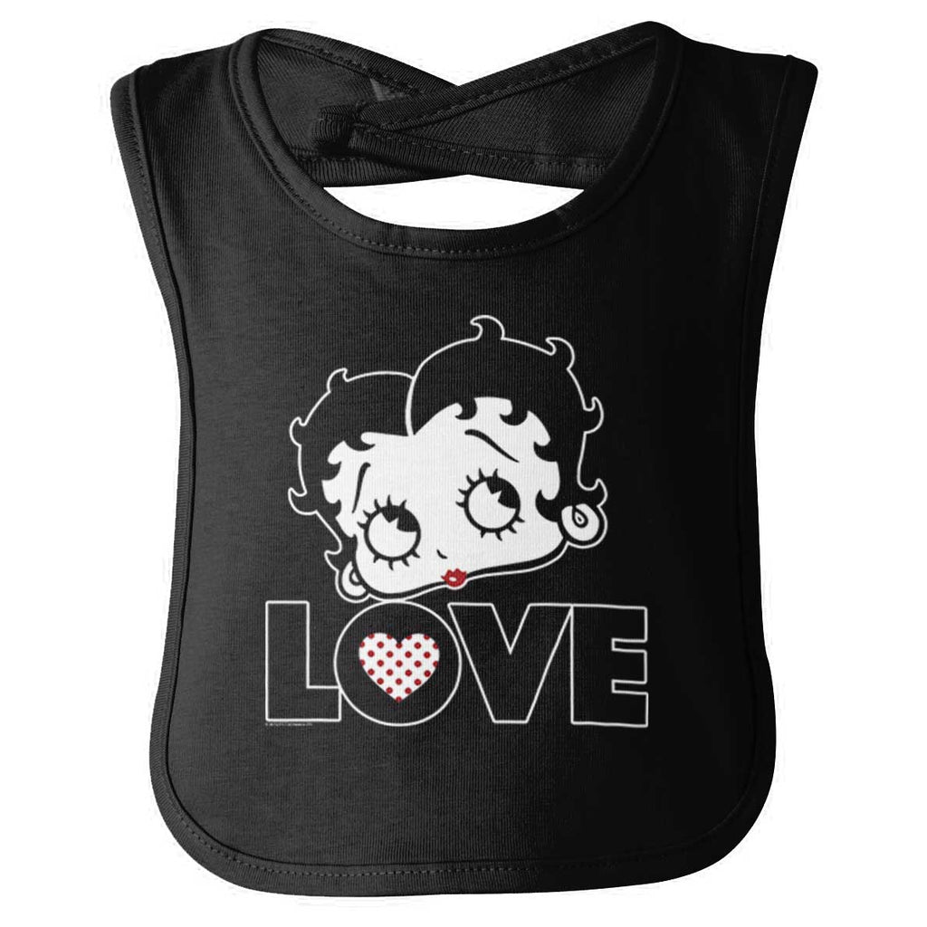 Love Betty Infant Baby Bib-Direct To Garment Print-Brisco Baby