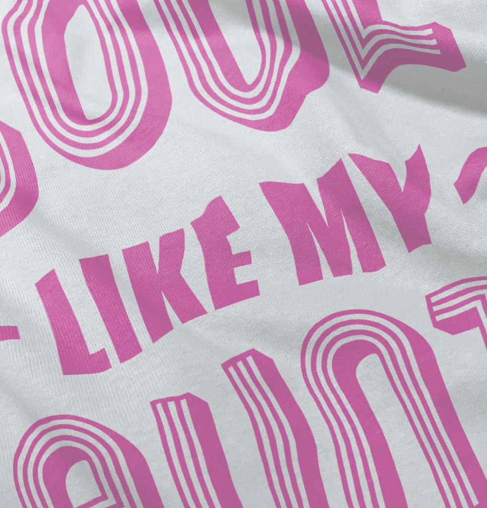 Aunt is Single Toddler Ruffle Bottom Tee-Direct To Garment Print-Brisco Baby