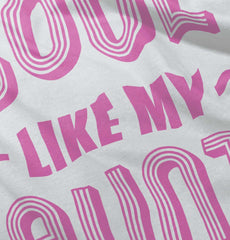 Aunt is Single Toddler Ruffle Bottom Tee-Direct To Garment Print-Brisco Baby