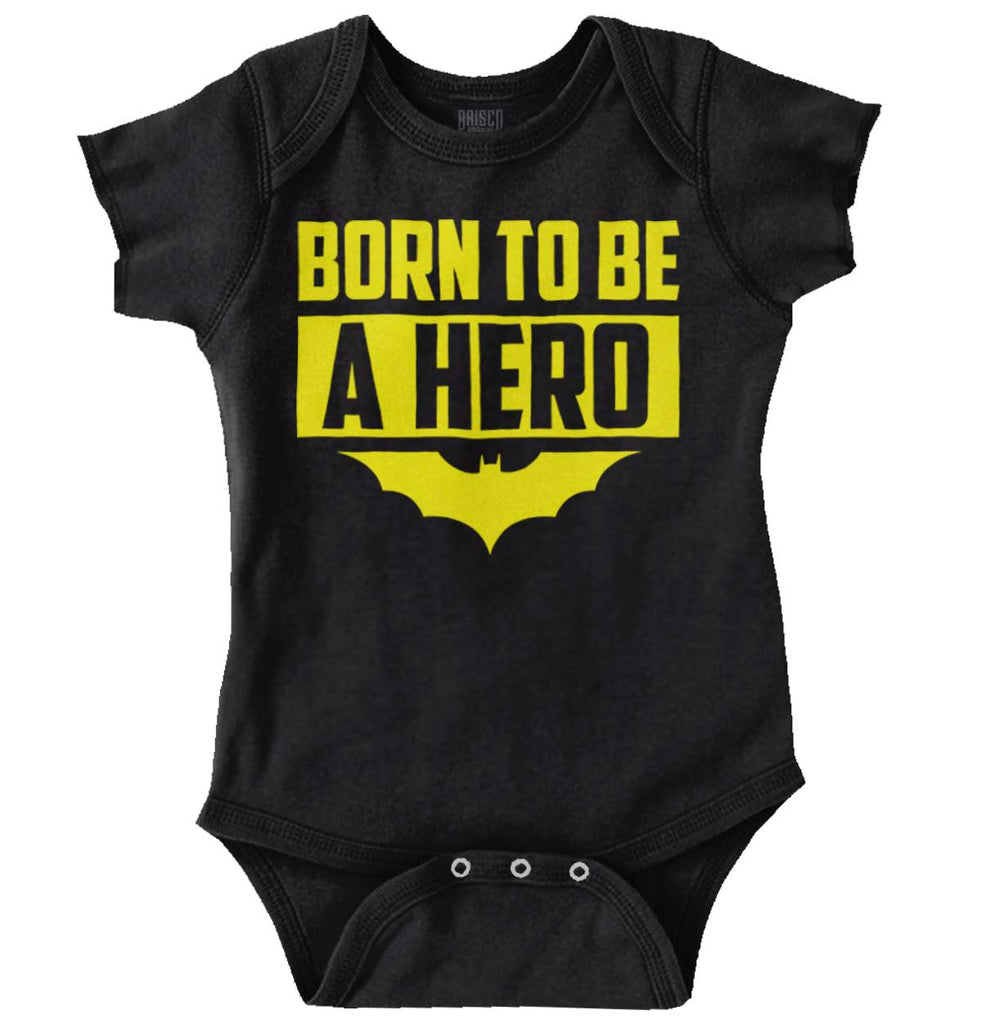 Born Batman Romper Bodysuit-Misc-Brisco Baby