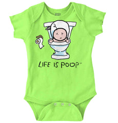Baby Toilet Romper Bodysuit-Direct To Garment Print-Brisco Baby