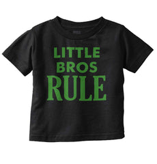 Little Bros Rule Infant Toddler T Shirt-Direct To Garment Print-Brisco Baby