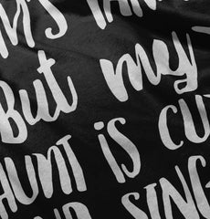 Aunt is Single Solid Baby Infant Dress-Direct To Garment Print-Brisco Baby