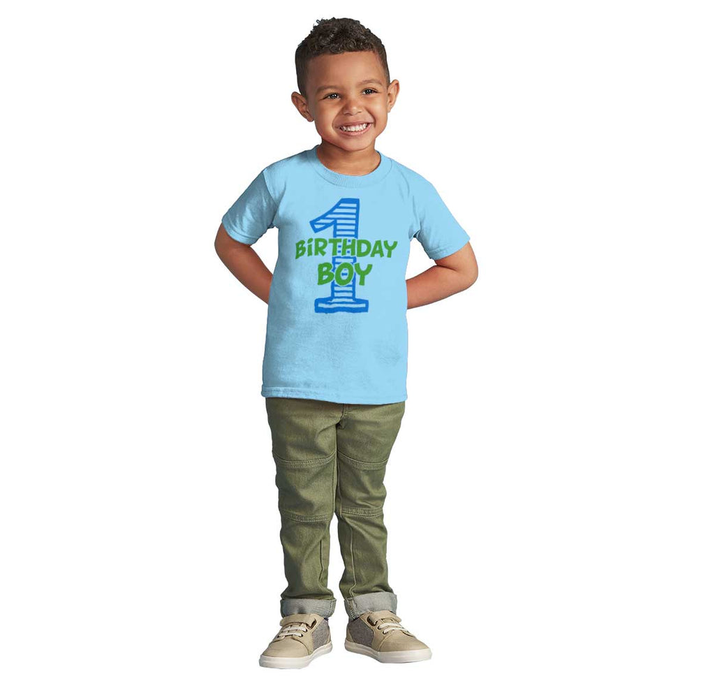 Birthday Boy Infant Toddler T Shirt-Direct To Garment Print-Brisco Baby