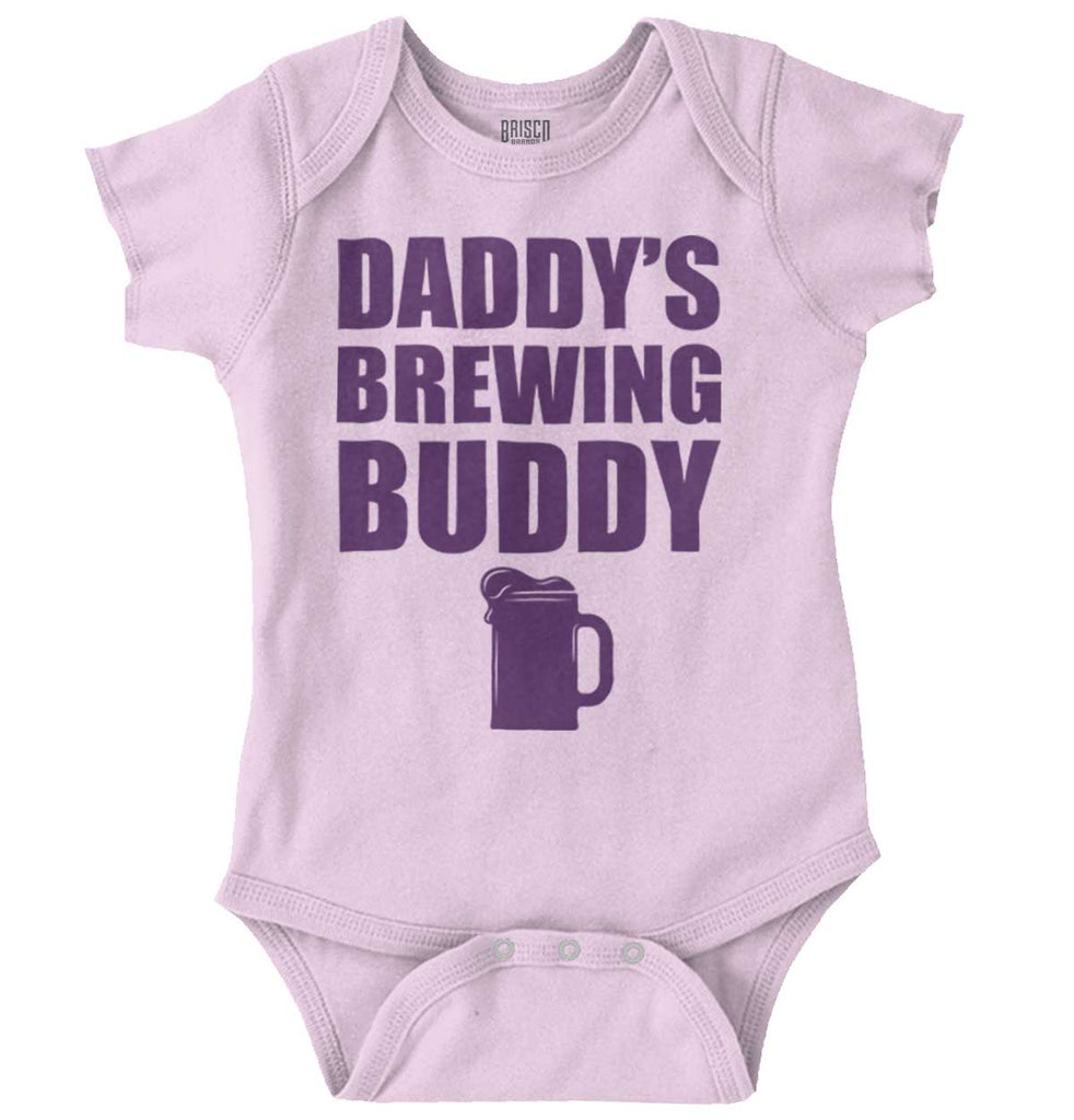 Brewing Buddy Romper Bodysuit-Direct To Garment Print-Brisco Baby