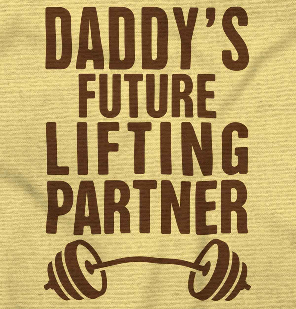 Lifting Partner Infant Toddler T Shirt-Direct To Garment Print-Brisco Baby