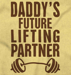 Lifting Partner Infant Toddler T Shirt-Direct To Garment Print-Brisco Baby