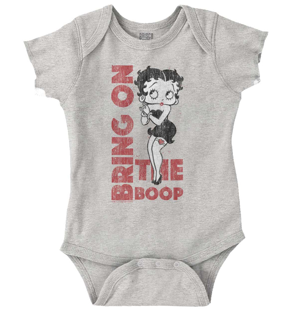 Bring The Boop Romper Bodysuit-Direct To Garment Print-Brisco Baby