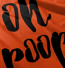 Oh Poop Romper Bodysuit-Direct To Garment Print-Brisco Baby