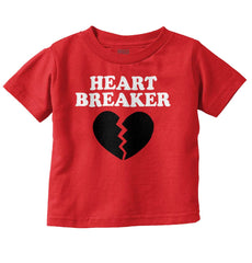 Heart Breaker Infant Toddler T Shirt-Direct To Garment Print-Brisco Baby