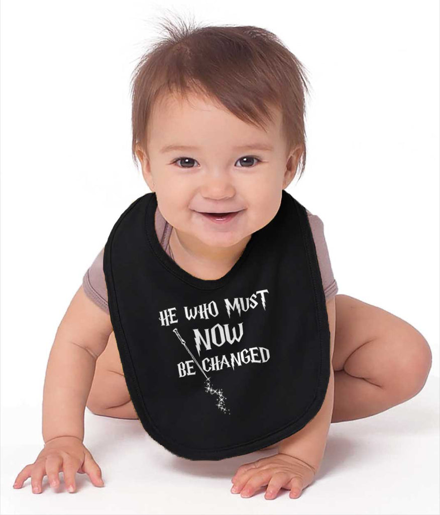 He Who Must Be Changed Infant Baby Bib-Direct To Garment Print-Brisco Baby