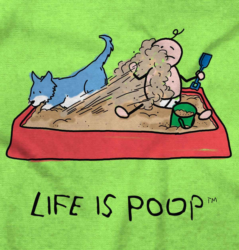 Dog Sandbox Infant Toddler T Shirt-Direct To Garment Print-Brisco Baby