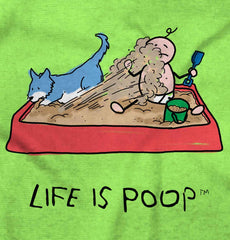 Dog Sandbox Infant Toddler T Shirt-Direct To Garment Print-Brisco Baby