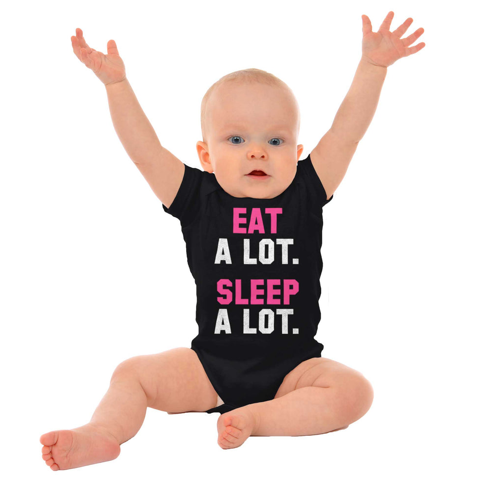 Sleep A Lot Romper Bodysuit-Direct To Garment Print-Brisco Baby